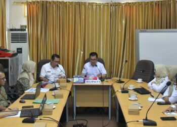 Bupati Kayong Utara, Romi Wijaya melakukan pertemuan dengan jajaran BPJS Kesehatan Cabang Pontianak, Rabu, 3 Juni 2026.