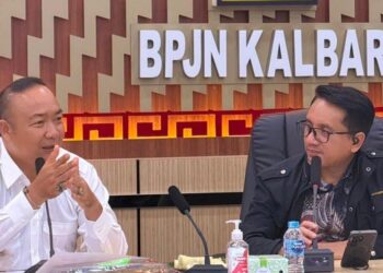 Bupati Ketapang, Alexander Wilyo, berkoordinasi dengan BPJN Kalimantan Barat, Jumat, 5 Juni 2026. Foto Prokopim for Jurnalis.co.id