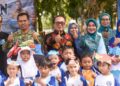 Bupati Sujiwo kampanyekan GEMARIKAN di TK Lanud Supadio, Kamis, 11 Juni 2026. Foto: Syamsul Arifin/Jurnalis.co.id