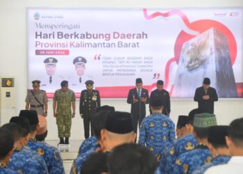 Wakil Bupati Amru Chanwari saat membacakan sambutan Gubernur Kalimantan Barat, Senin (29/06/2026)