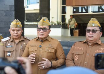 Sujiwo usai memimpin Upacara Peringatan Hari Berkabung Daerah Provinsi Kalimantan Barat Tahun 2026 di halaman Kantor Bupati Kubu Raya, Senin (29/6/2026).