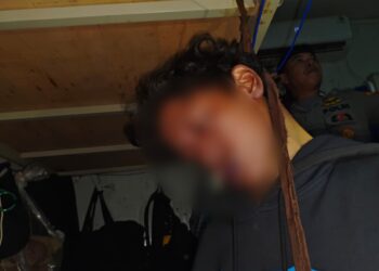 Pekerja di Kawasan Industri Pulau Penebang ditemukan tergantung di ranjang tidur mess pekerja pada Sabtu, 20 Juni 2026 malam.