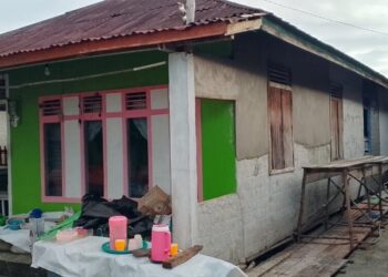 Salah satu rumah di Kabupaten Kapuas Hulu yang pernah mendapatkan program BSPS tahun 2025 lalu. Dok