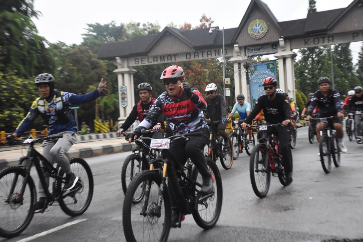 Bupati Kubu Raya, dalam Gelaran Soekarno Fun Bike 2026 Minggu (28/6/2026)