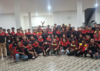 Anggota Rajawali Muda Mempawah (RMM), Kekompakan dengan asas kekeluargaan menjadi modal utama bagi RMM dalam melaksanakan berbagai program sosial. Ist
