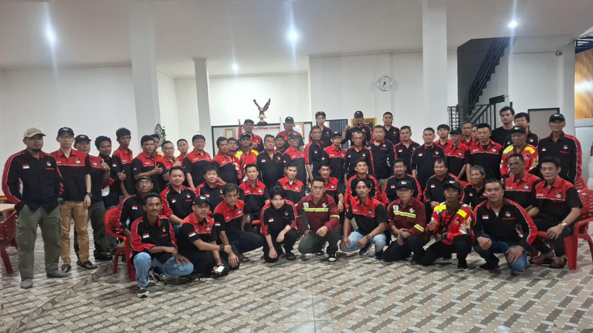 Anggota Rajawali Muda Mempawah (RMM), Kekompakan dengan asas kekeluargaan menjadi modal utama bagi RMM dalam melaksanakan berbagai program sosial. Ist