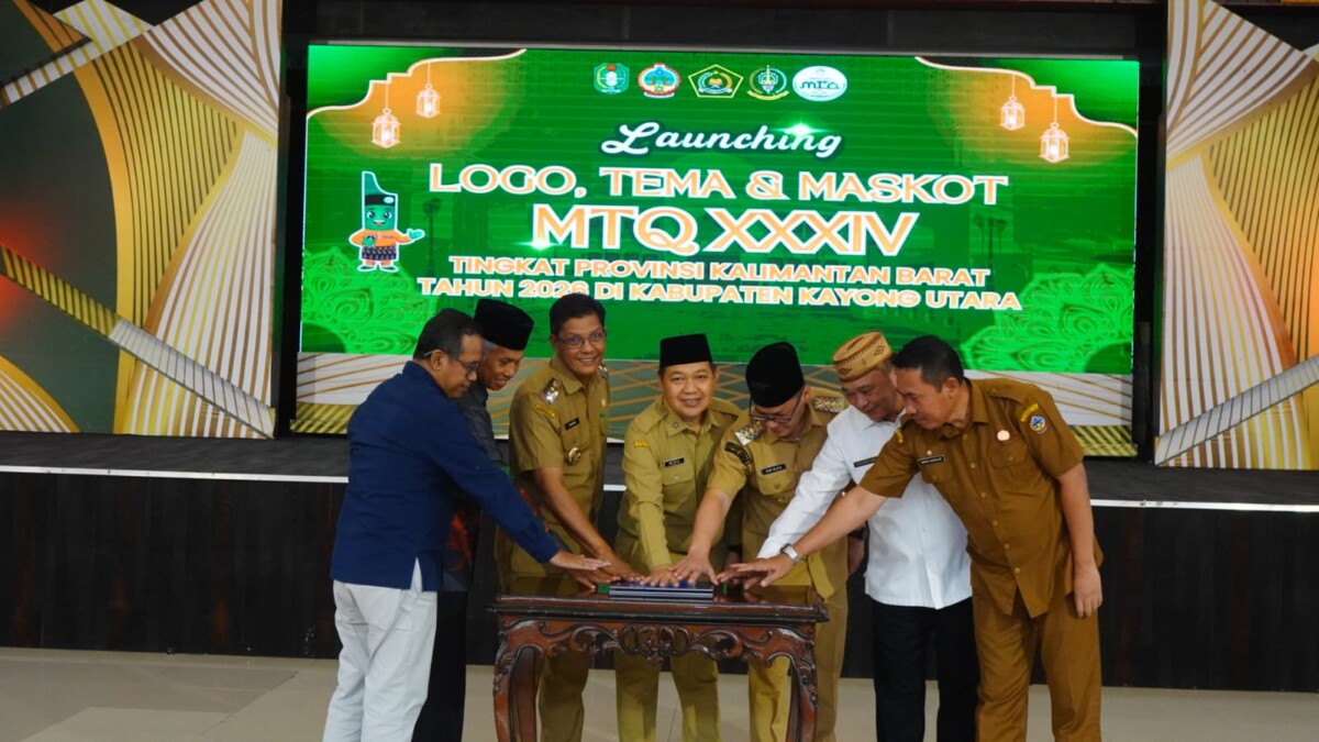 Ekspose Peluncuran Tema, Logo, dan Maskot di hadapan Pemerintah Provinsi Kalimantan Barat bersama Lembaga Pengembangan Tilawatil Qur'an (LPTQ) Provinsi Kalimantan Barat, bertempat di Pondopo Gubernur Kalbar, Selasa (30/6/2026).