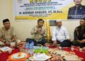 Ketua DPRD Ketapang, Achmad Sholeh bertatap muka dengan masyarakat Sungai Nanjung dalam agenda Reses, Selasa (14/07) malam. Foto: Ist.
