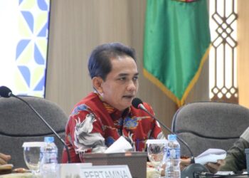Wakil Wali Kota Pontianak Bahasan membuka sosialisasi Surat Edaran Wali Kota Pontianak Nomor 25 Tahun 2026 tentang larangan pengunaan LPG Tabung 3kg Bersubsidi.