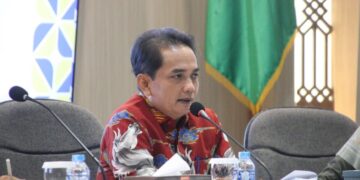 Wakil Wali Kota Pontianak Bahasan membuka sosialisasi Surat Edaran Wali Kota Pontianak Nomor 25 Tahun 2026 tentang larangan pengunaan LPG Tabung 3kg Bersubsidi.
