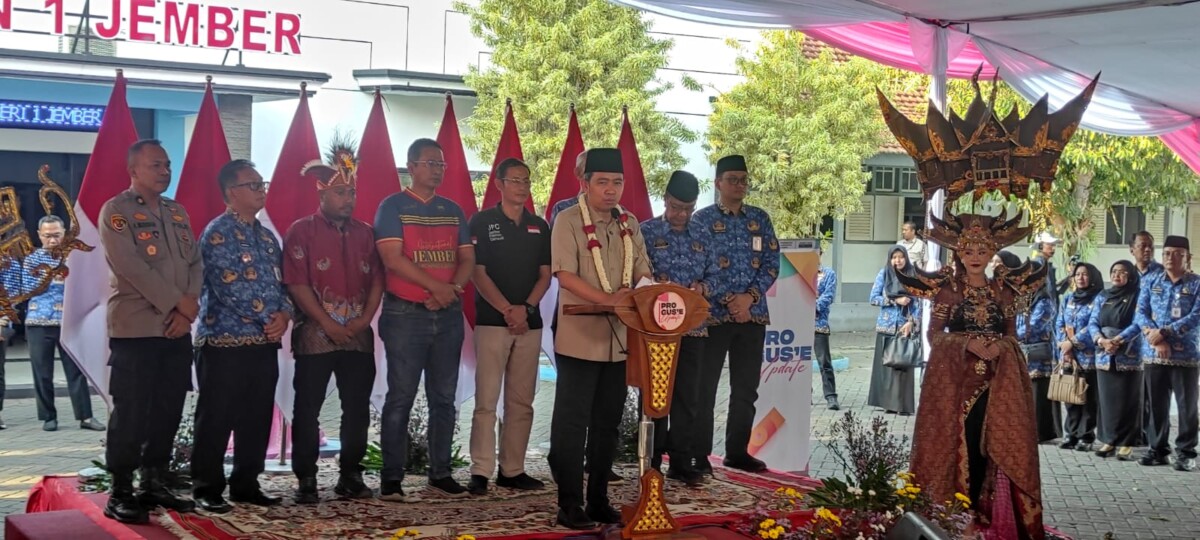 Bupati Jember Gus Fawait menyatakan dukungannya pada event JFC 2026 (Foto: Sigit Priyono/Jurnalis.co.id)