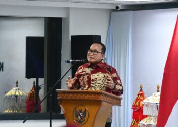 Sujiwo saat menghadiri ramah tamah bersama Konsulat Jenderal Republik Indonesia (KJRI) di Kuching, Senin (20/7/2026)