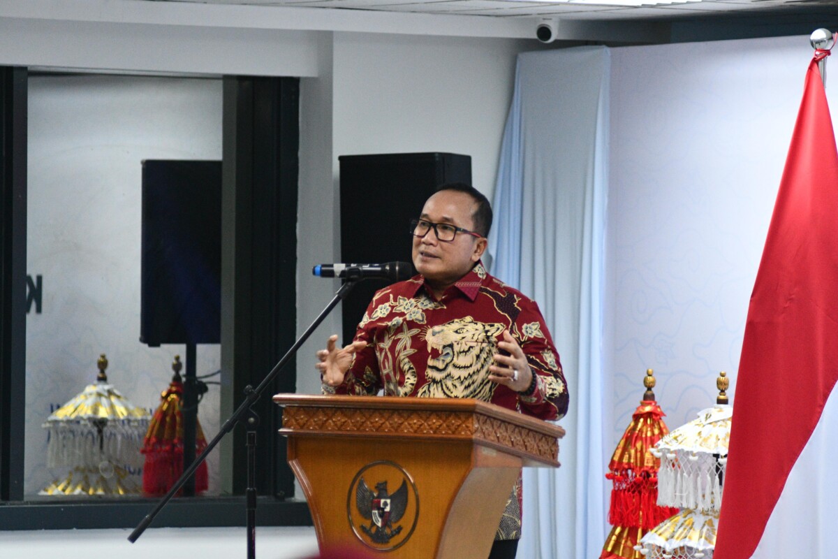 Sujiwo saat menghadiri ramah tamah bersama Konsulat Jenderal Republik Indonesia (KJRI) di Kuching, Senin (20/7/2026)