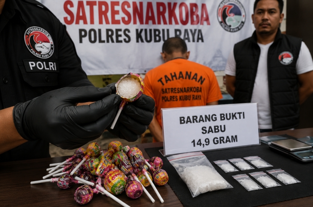 Satuan Reserse Narkoba (Satresnarkoba) Polres Kubu Raya menangkap seorang pria berinisial LJ alias Koko (54), terduga pengedar sabu. 