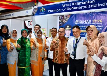 Bupati Kubu Raya Sujiwo yang menjadi pembicara utama pada pembukaan BIHAS 2026, Selasa (21/7/2026)