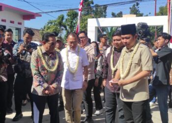 Wamenkes RI dr Benjamin Paulus Octavianus, Sp.P(K) datang ke Jember meresmikan program Homecare (foto: Sigit Priyono/Jurnalis.co.id)
