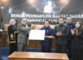 Pemkab dan DPRD Kubu Raya menyepakati Kebijakan Umum Anggaran dan Prioritas Plafon Anggaran Sementara (KUA-PPAS) sebagai dasar penyusunan APBD tahun anggaran berikutnya, Jumat (14/8/2026).