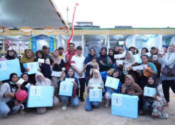 GMD Teluk Batang Semarak, Gubernur Norsan Hadir dan Meriahkan Perlombaan Rakyat
