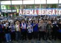 Wakil Bupati Malang Dra.Hj.Lathifah Shohib Menghadiri HUT Arema ke 39 di SMKN 1 Turen