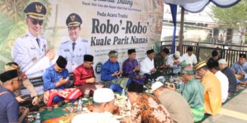 Edi saat membuka Pesta Rakyat Robo’-Robo’ Kota Pontianak 2026 di Gedung Serbaguna Kelurahan Banjar Serasan, Jalan Tanjung Raya II, Rabu (12/8/2026).