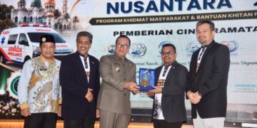 Sebanyak 82 anak mengikuti Khitanan Nusantara 2026 secara gratis di Aula Praja Utama Kantor Bupati Kubu Raya, Jumat (14/8/2026).