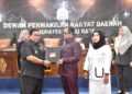 Sukiryanto saat rapat paripurna DPRD Kubu Raya, Senin (31/8/2026).
