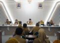 Sekretaris Daerah Kota Pontianak Amirullah saat membuka Sosialisasi Pedoman MCSP Tahun 2026 di Ruang Rapat Wali Kota Pontianak, Selasa (1/9/2026).