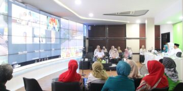 Wakil Wali Kota Pontianak Bahasan dalam Pemaparan dan Wawancara Calon Juara Penjaringan Desa dan Kelurahan Berprestasi Tingkat Nasional 2026 di Pontive Center, Rabu (7/10/2026).